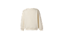 Rückansicht eines einfarbigen, cremefarbenen Kinder-Sweatshirts