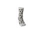 Weißer Socke mit Leopardenmuster