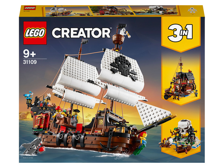 Gehe zu Vollbildansicht: LEGO® Creator 31109 »Piratenschiff« - Bild 1