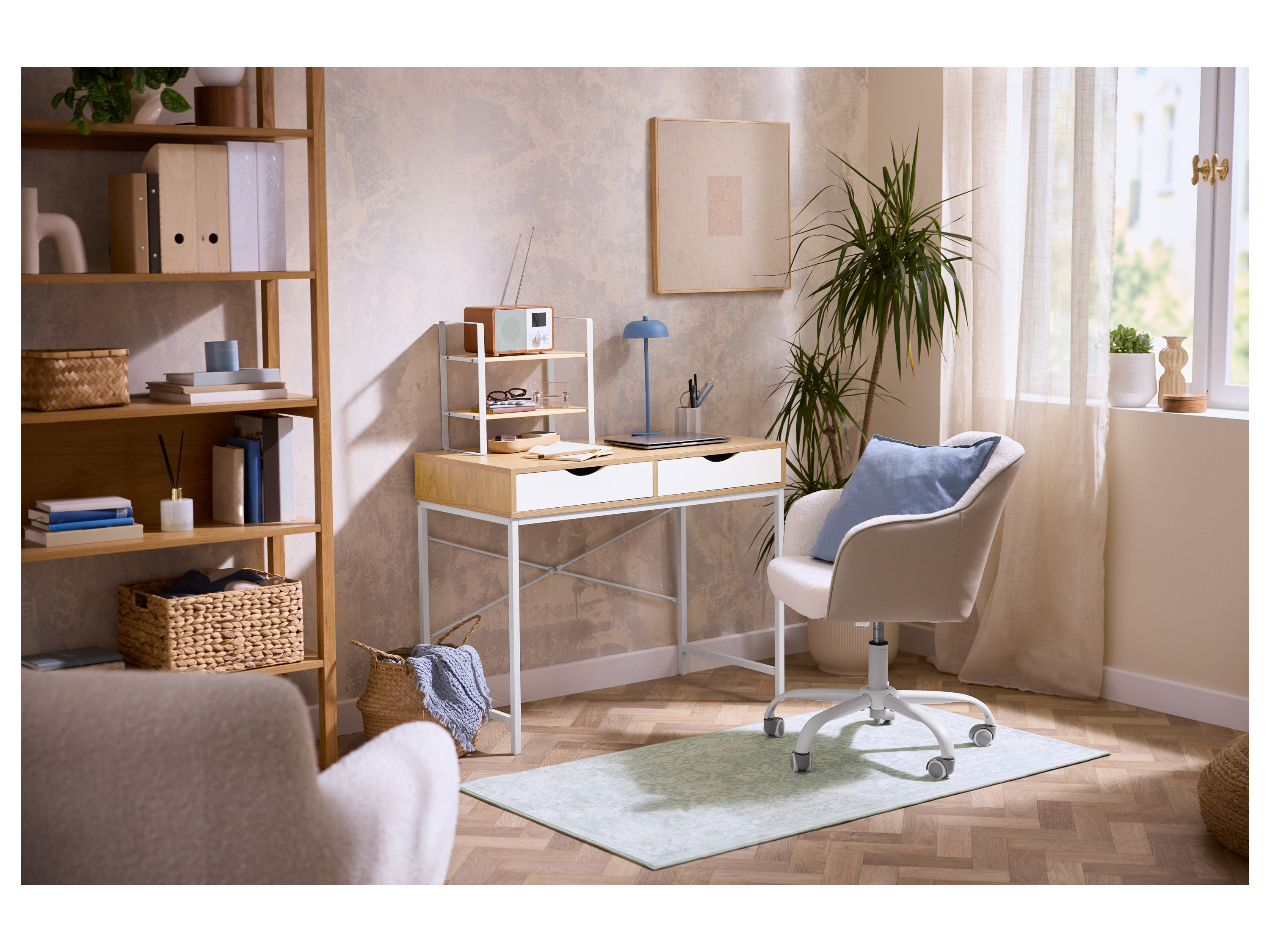LIVARNO® Schreibtisch mit 2 Schubladen – Bild 3 von 4
