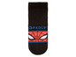 Schwarze Socken mit Spider-Man-Motiv