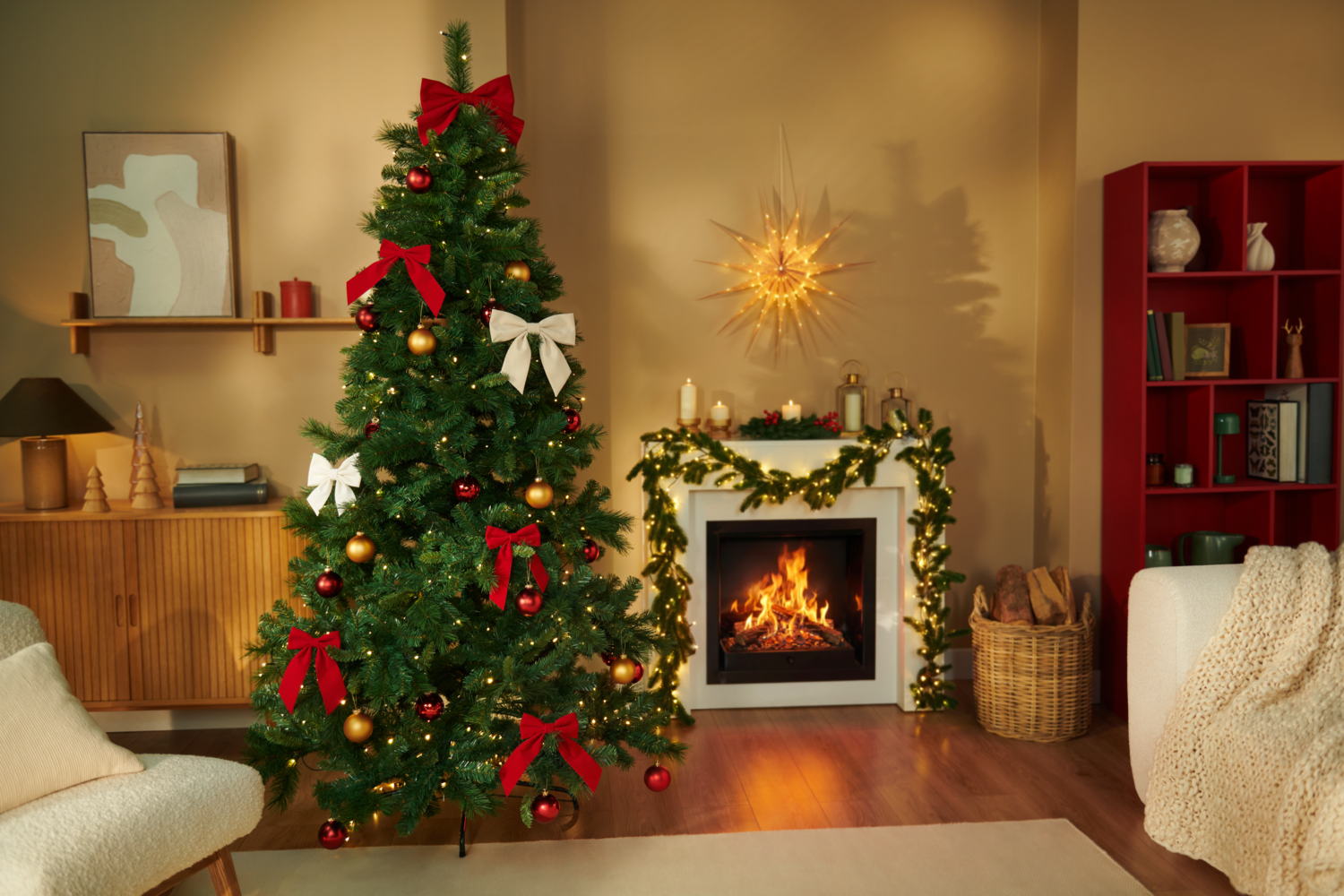 LIVARNO® Künstlicher Weihnachtsbaum, 210 cm – Bild 4 von 4