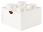 Weiße LEGO Aufbewahrungsbox mit Schublade.
