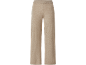 Beige Strickhose mit weitem Bein