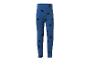 Blaue Kinderleggings mit schwarzen Herzen