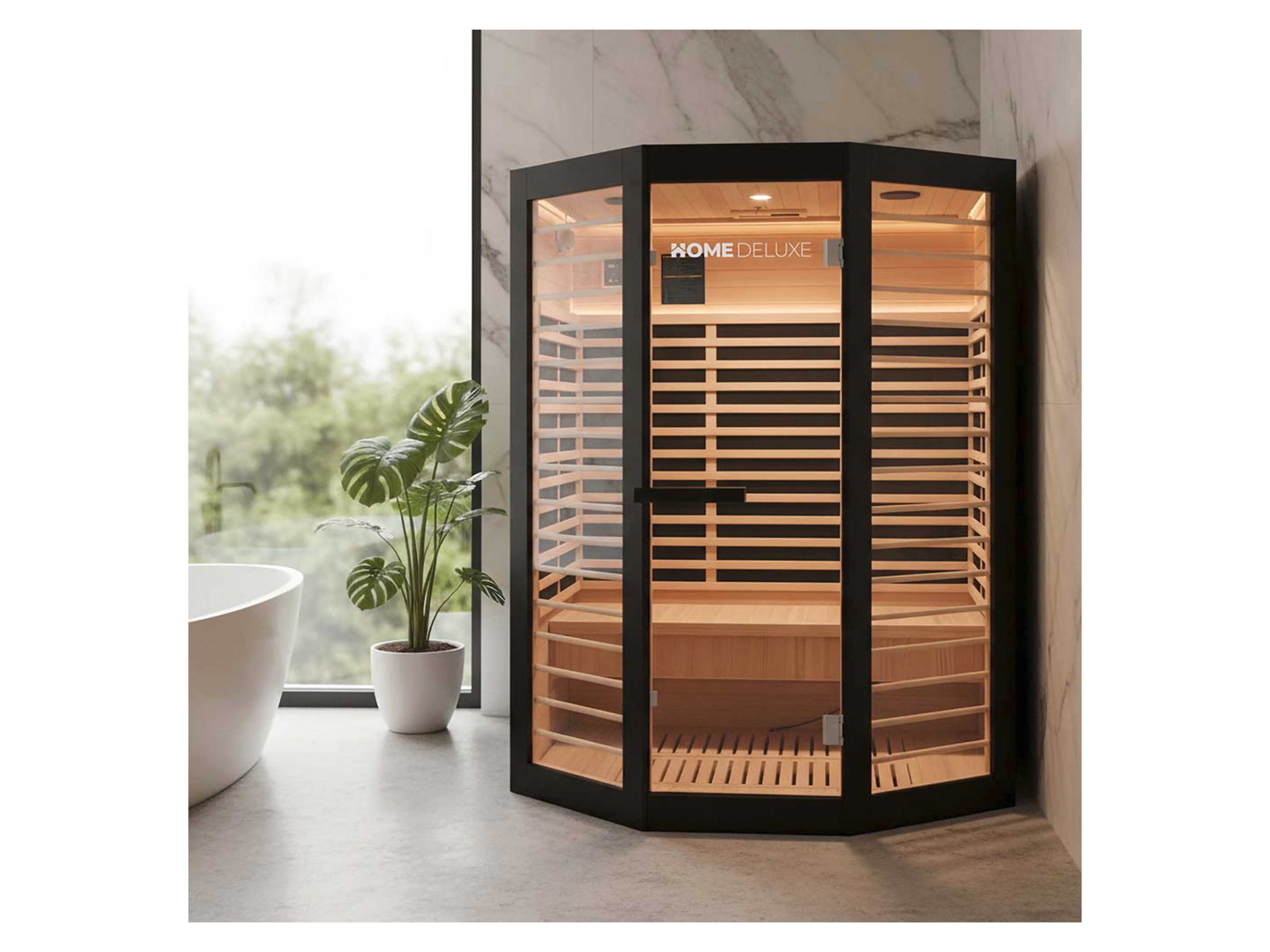 HOME DELUXE Infrarotkabine »NERO« (XL) – Bild 2 von 4