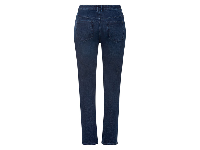 Dunkelblaue Skinny Jeans für Damen.