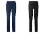 Zwei Damen-Jeggings: eine dunkelblaue und eine schwarze.
