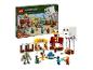 LEGO Minecraft Das Ghast-Ballon-Dorfangriff-Set mit Figuren und Strukturen