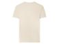 Einfaches beiges Kurzarm-T-Shirt, Rückansicht