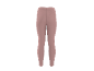 Rosa Kinderleggings mit hohem Bund