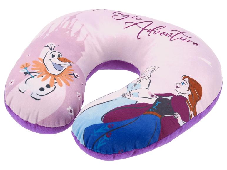 U-förmiges Reisekissen mit Olaf und Anna und Elsa aus Frozen.