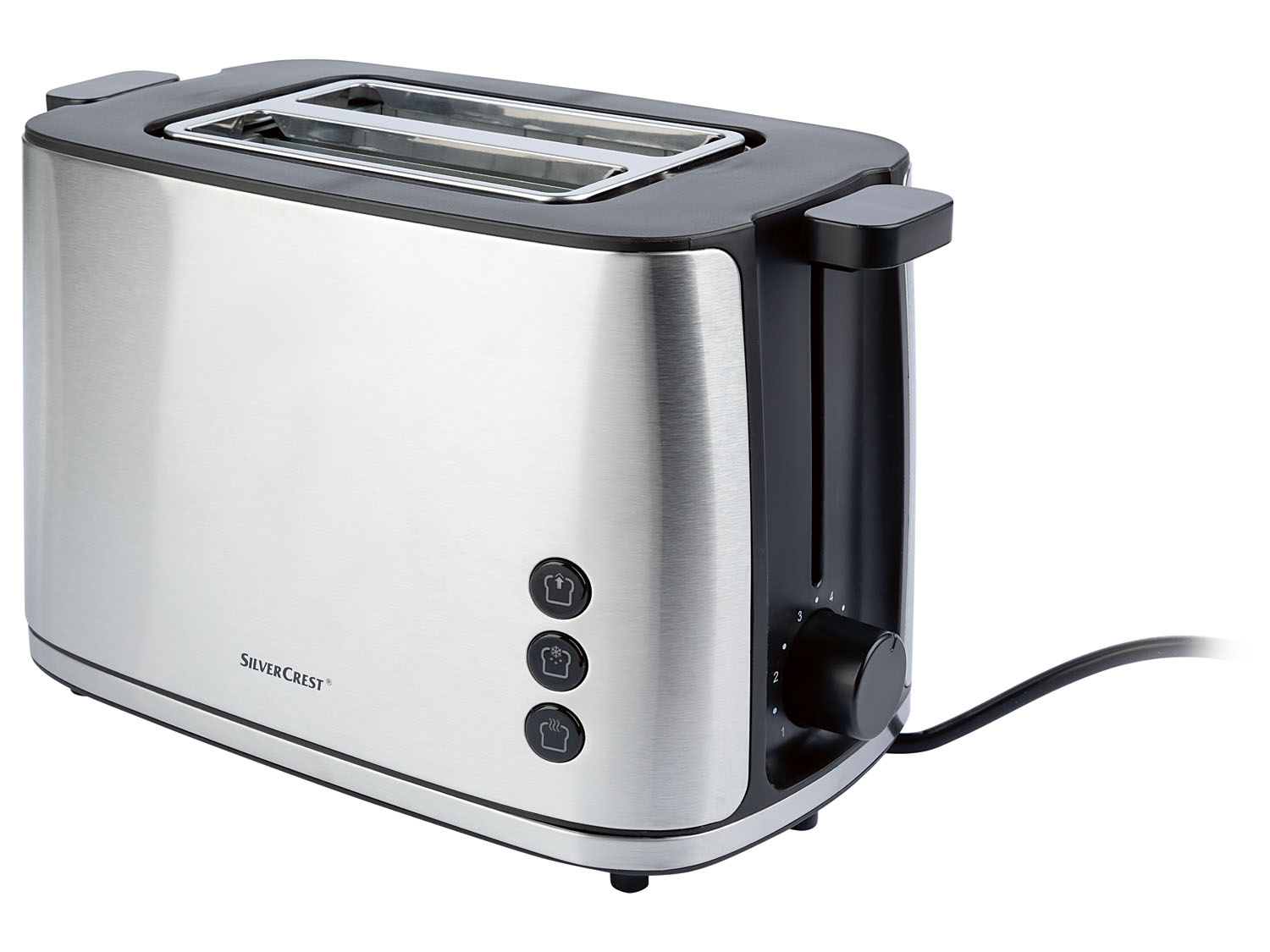 SILVERCREST® KITCHEN TOOLS Toaster »EDS STE 950 A1«, Edelstahl, mit Brötchenaufsatz