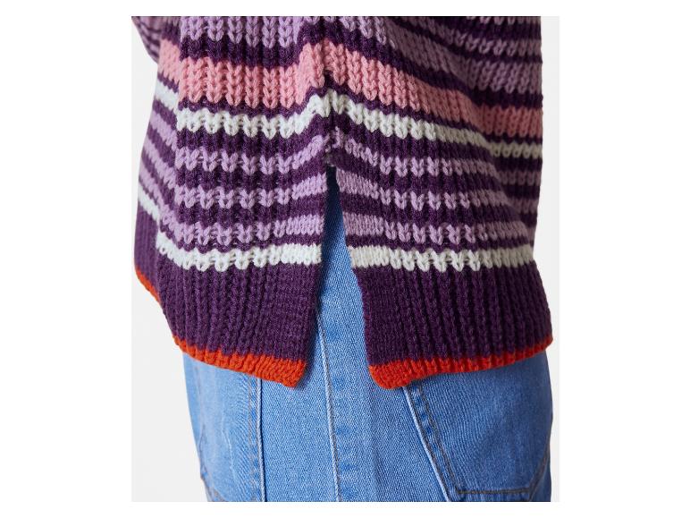 Damen Strickpullover, mit Seitenschlitzen