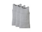 Drei graue Tanktops von Livergy.