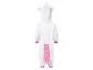 Weißer Einhorn-Overall mit rosa Schwanz und Bündchen, Rückansicht