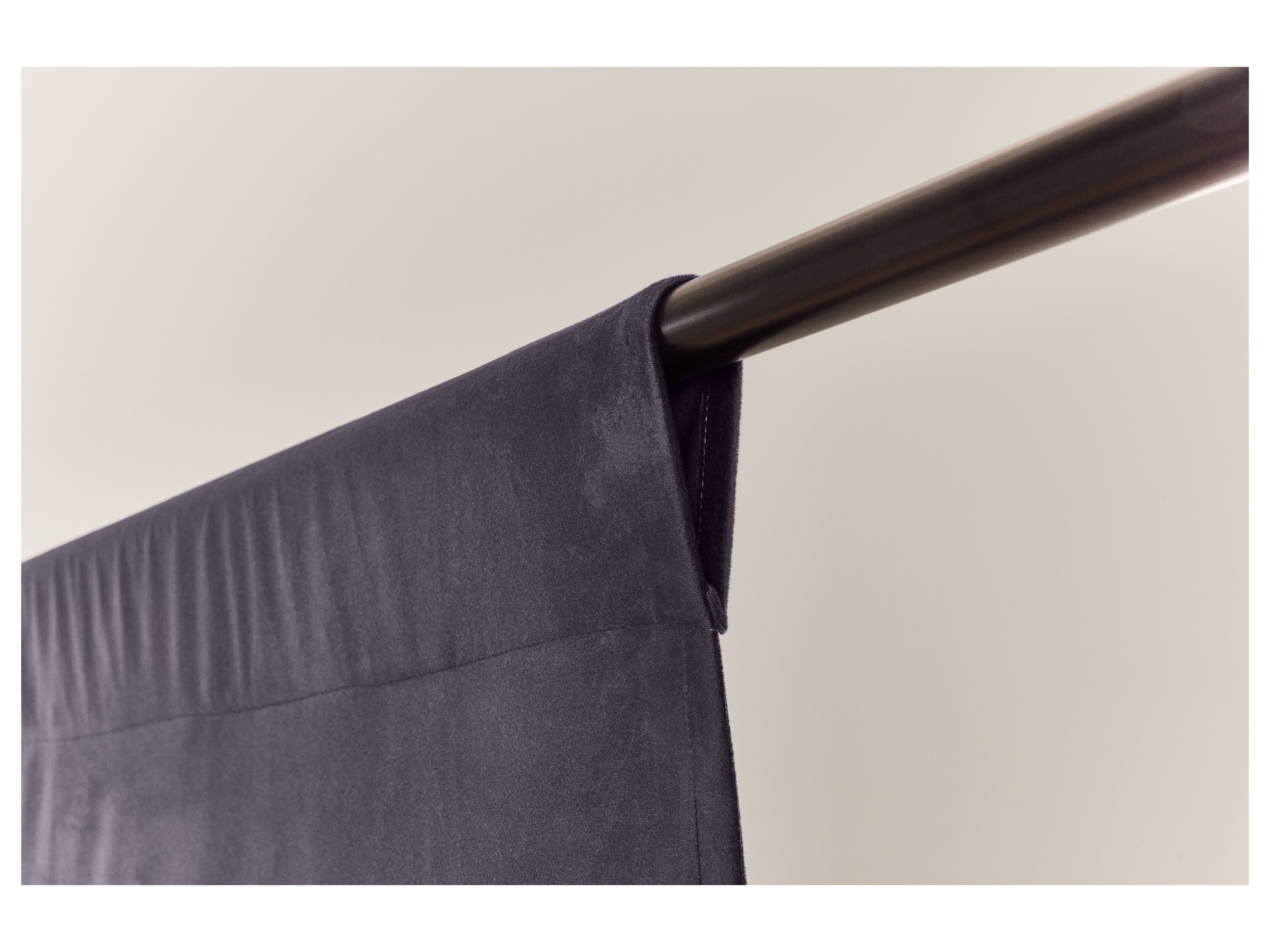 Thumbnail - LIVARNO home Vorhang Samt 135 x 254 cm (Lila)