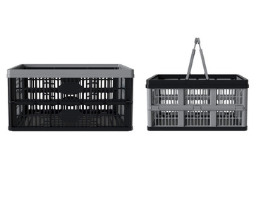 LIVARNO home Klappbox, aus Kunststoff, 32 l / 16 l
