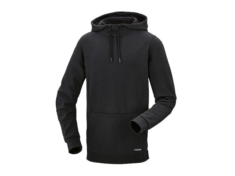 Schwarzer Parkside Hoodie mit Kordelzug und Kängurutasche