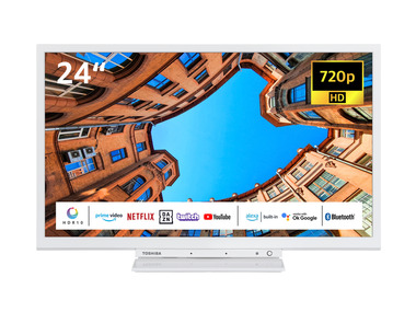 TOSHIBA - Fernseher »24WK3C64DA/2« Smart TV 24 Zoll HD Alexa Built-In weiß