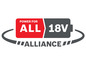 18V Akku für verschiedene Werkzeuge des Power for ALL Alliance Systems.