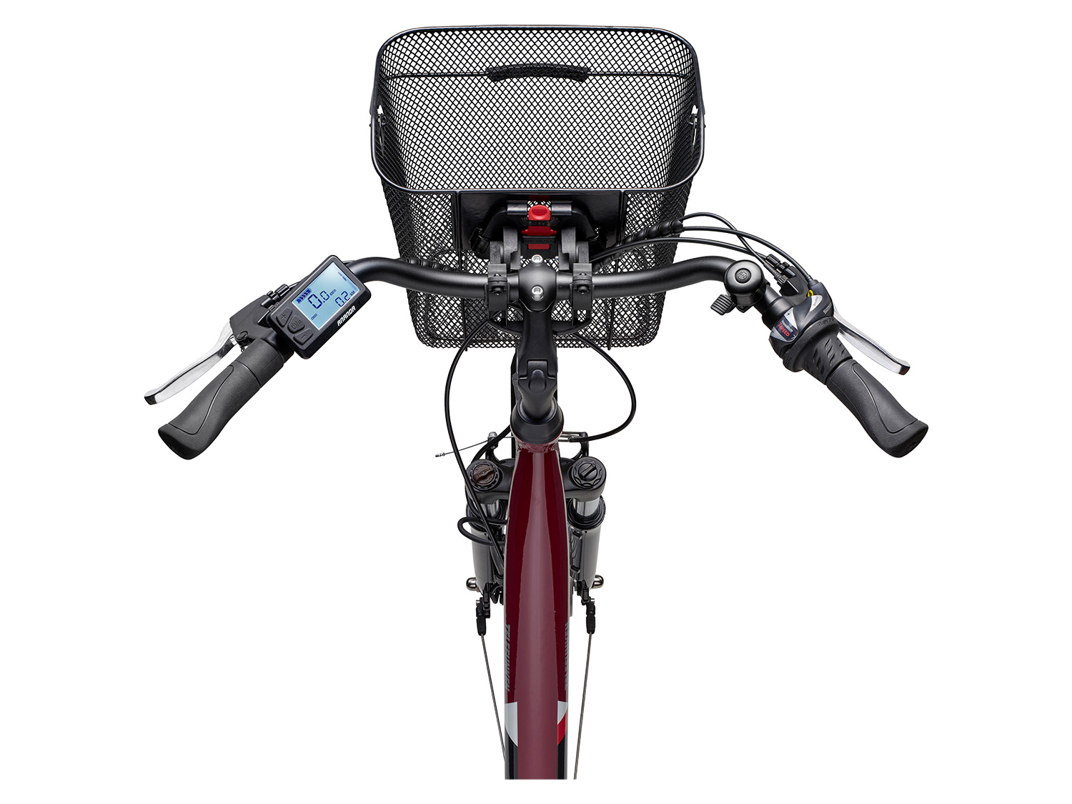 Telefunken E-Bike Cityrad Multitalent RC822, 7 Gang Shimano Tourney Schaltwerk, Kettenschaltung, Frontmotor, 531,3 Wh, (Beleuchtung, Straßenzulassung, ca. 100 k – Bild 4 von 4
