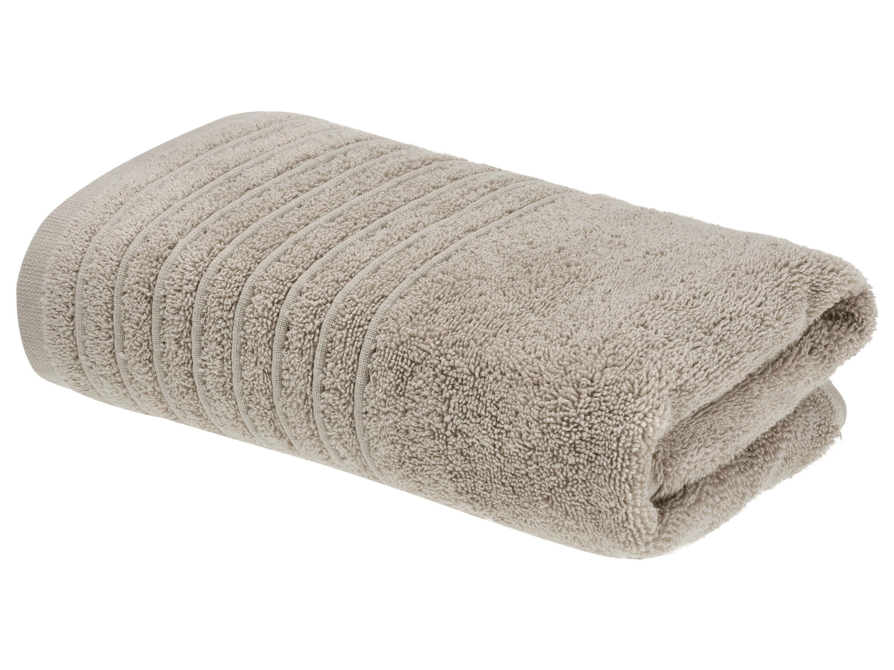 SANSIBAR Handtuch 50 x 100 cm, 2 Stück (Beige)
