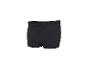 Schwarze Herren-Boxershorts mit elastischem Bund.