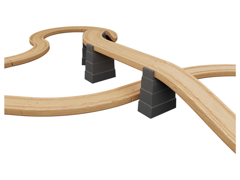 Gehe zu Vollbildansicht: Playtive Holz »Bahn Erweiterungsset«, fördert Feinmotorik - Bild 10