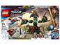 Lego Thor: Love and Thunder Set mit Gorr, Mighty Thor und Thor Minifiguren.