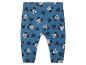 Blaue Baby-Leggings mit Mickey-Maus-Kopfmuster