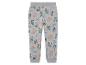 Graue Jogginghose mit Dinosaurier-Print.