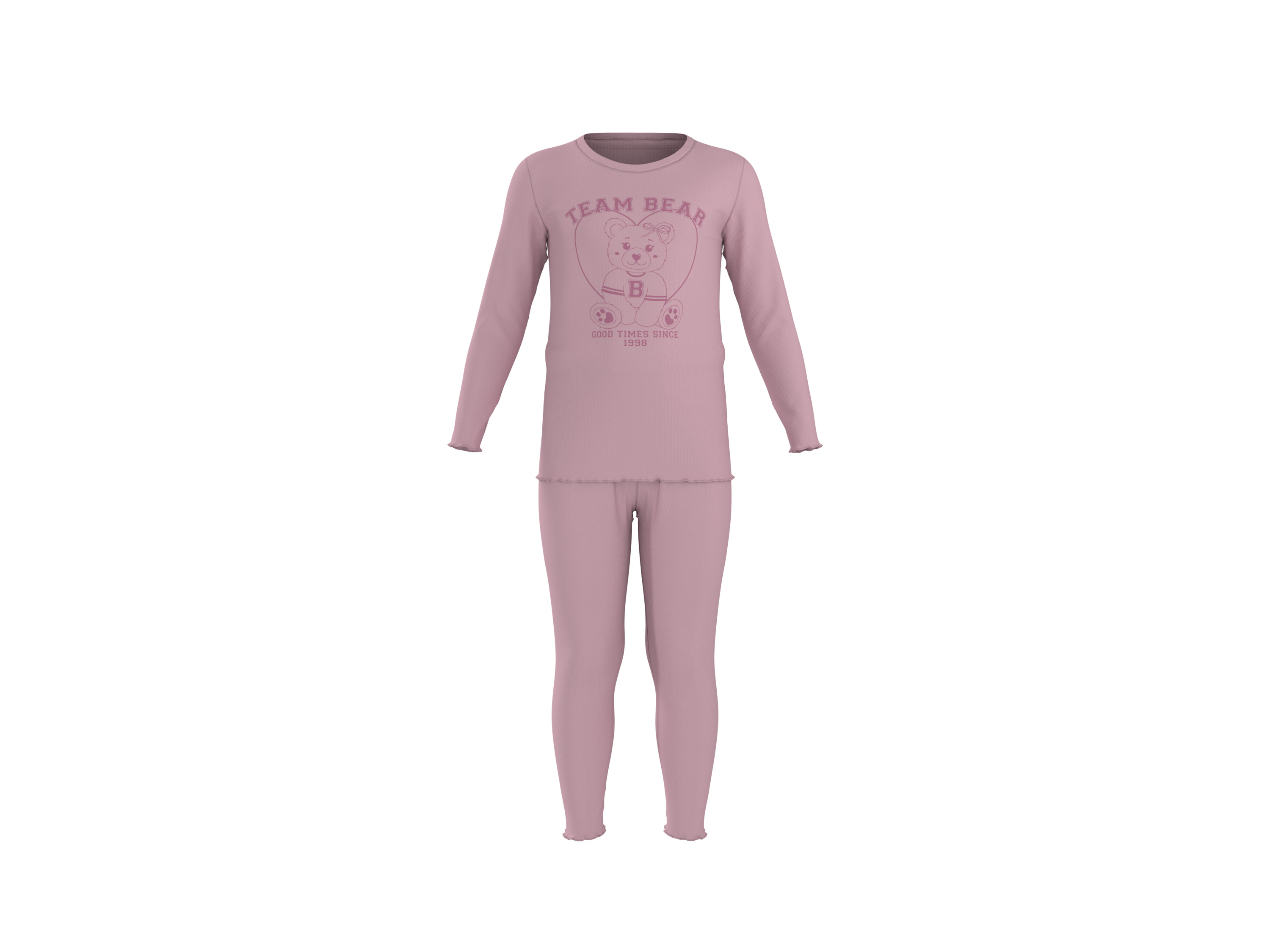 LUPILU® Kleinkinder Pyjama (Rosa, 110/116)