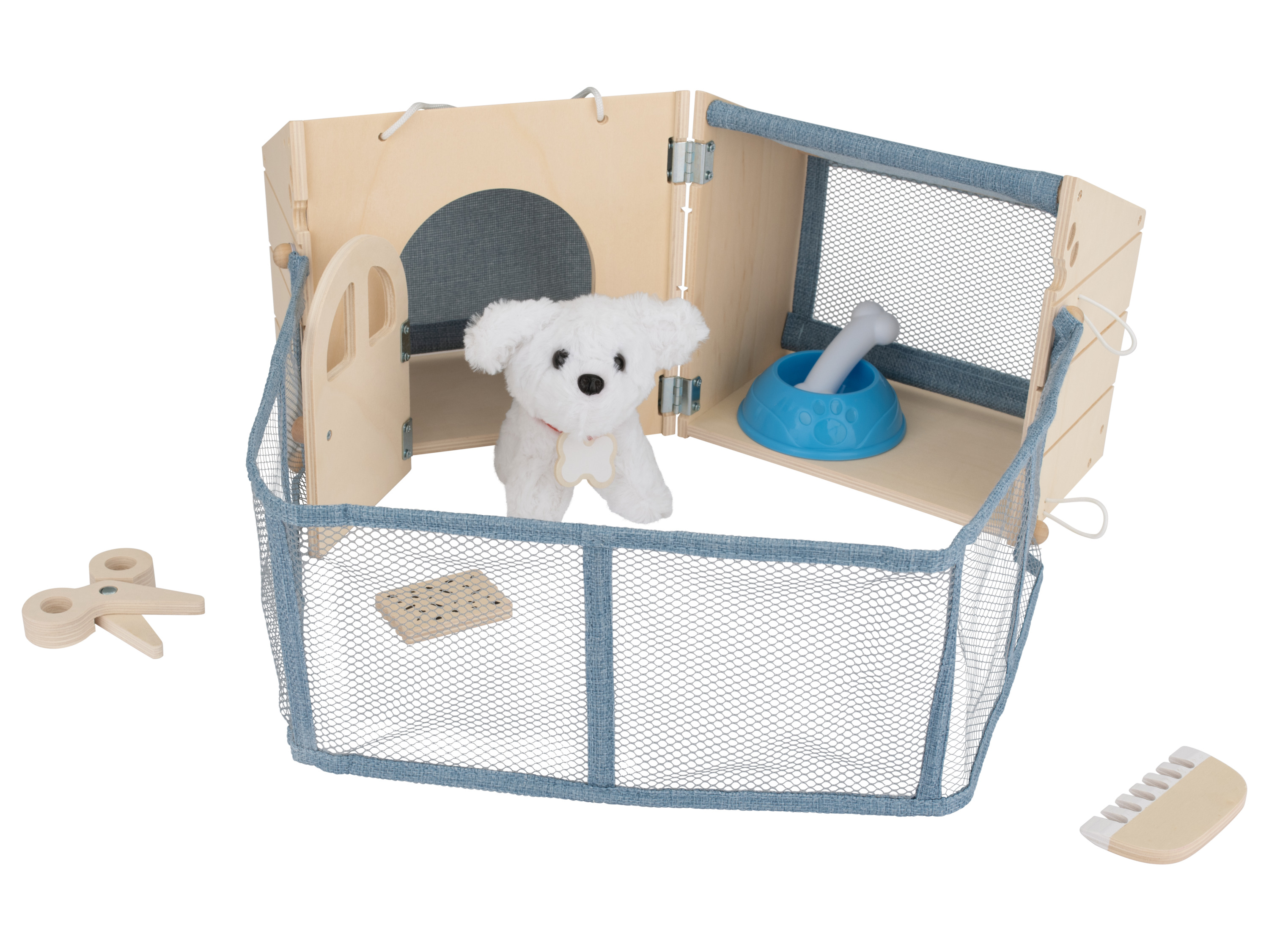 LUPILU® Hunde-Haus / Katzen-Haus / Meerschweinchen-Haus (Hundehütte)