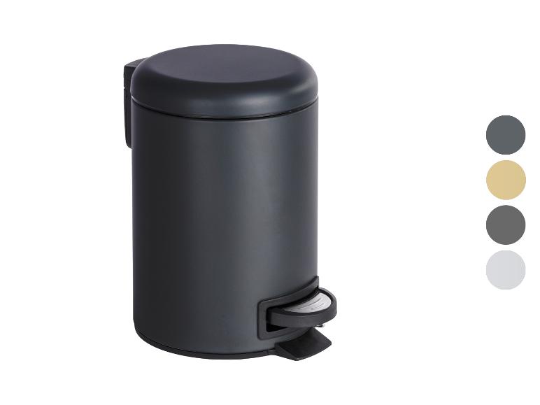 Dunkelgrauer Pedaleimer.