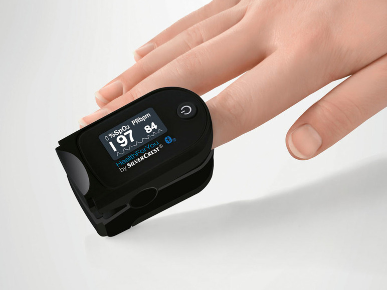 Gehe zu Vollbildansicht: SILVERCREST® PERSONAL CARE Pulsoximeter »SPO 55«, mit HealthForYou- App - Bild 8