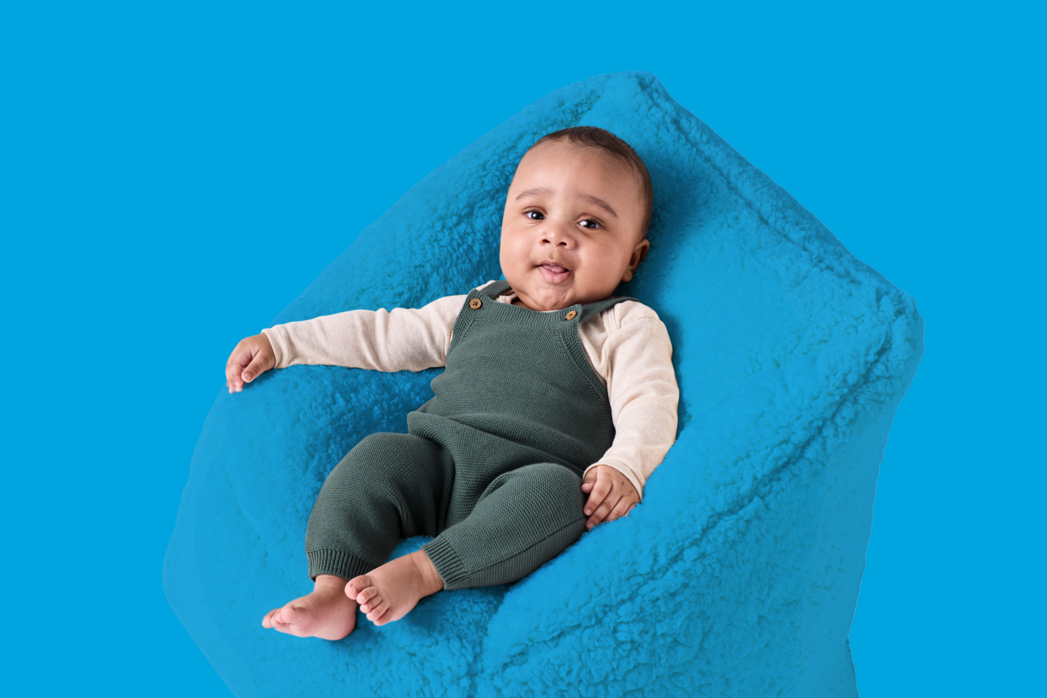 LUPILU® Baby Latzhose (Grün, 62/68) – Bild 2 von 4