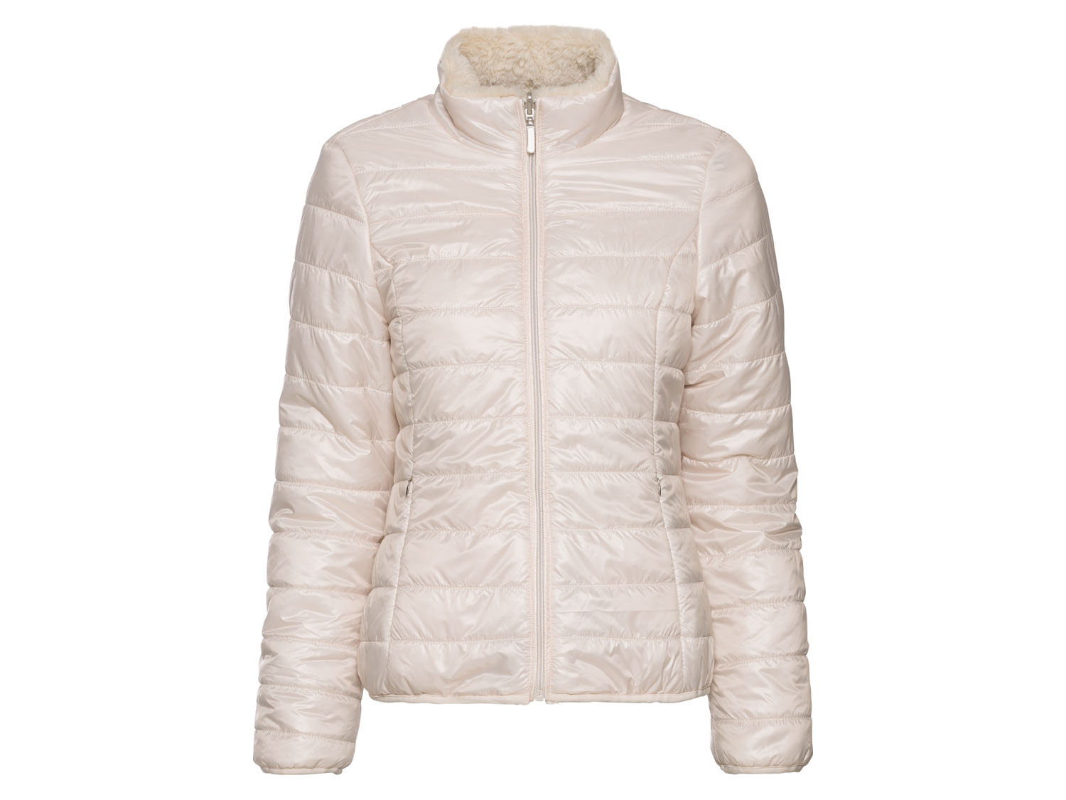 ESMARA® Damen Wendejacke Plüsch (Creme, XS(32/34)) – Bild 2 von 4