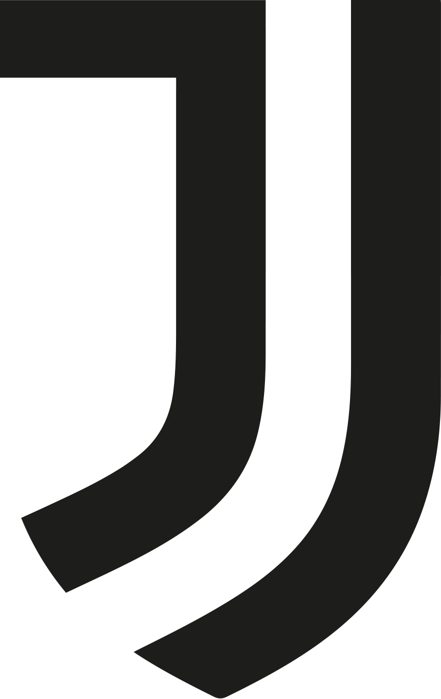 Schwarz-weiß stilisierte Zahl 11, die dem Buchstaben J ähnelt.
