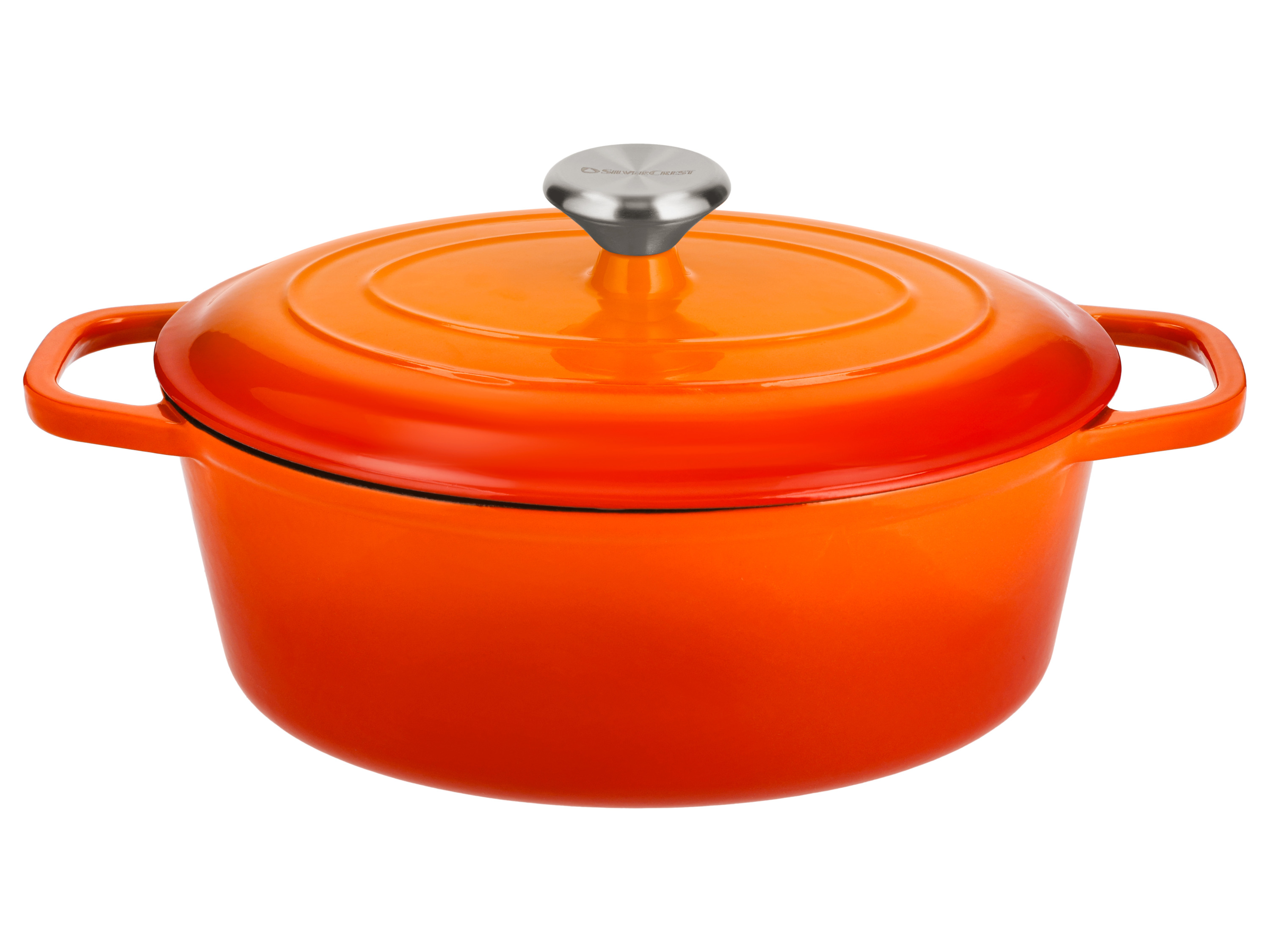 SILVERCREST® Premium-Gusseisenbräter, Ø 29 cm (Orange)""