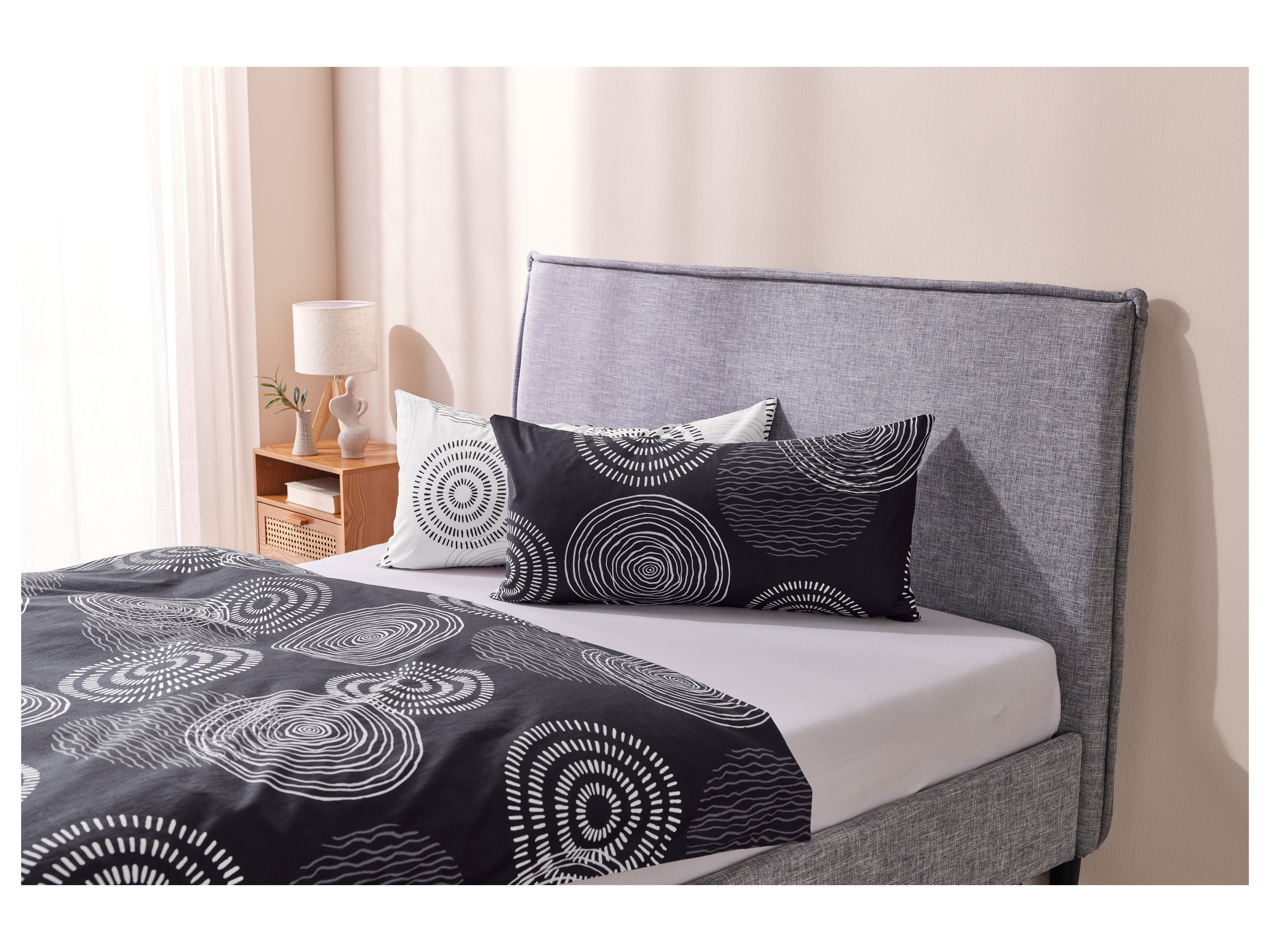 Thumbnail - LIVARNO home Kissenbezug Edel-Renforcé 80cm x 40cm (Kreise)