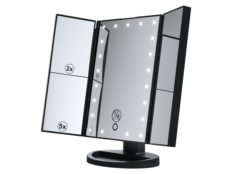Gehe zu Vollbildansicht: LIVARNO home LED-Kosmetikspiegel »MKSLK 6 A2«, klappbar - Bild 3