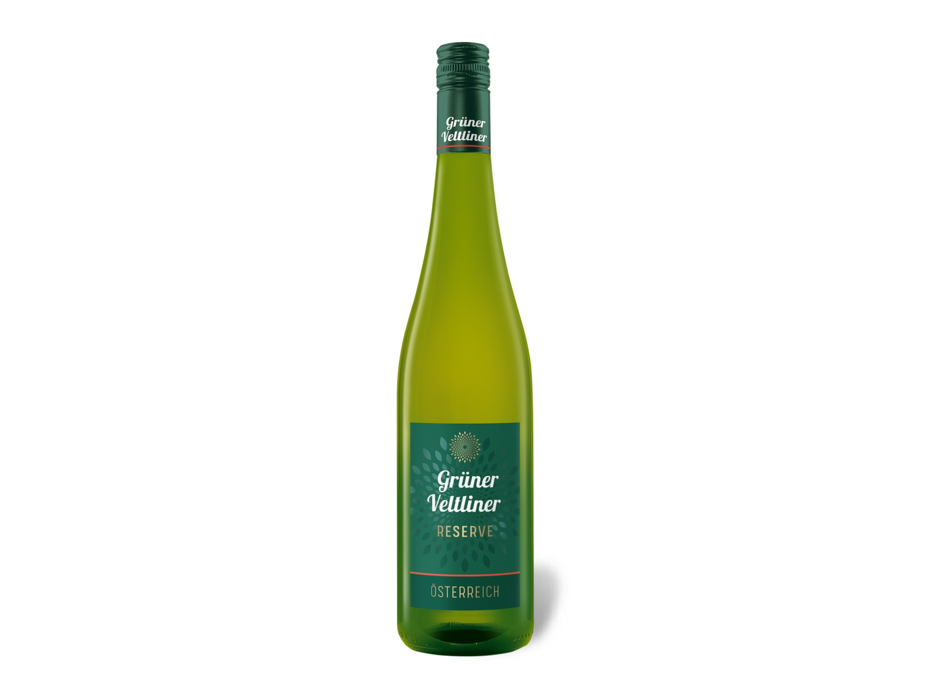 Lidl Wein-Angebot - Grüner Veltliner Reserve Niederösterreich trocken, Weißwein 2025 - Mindestbestellmenge 6