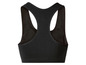 Schwarzer Sport-BH mit Racerback.