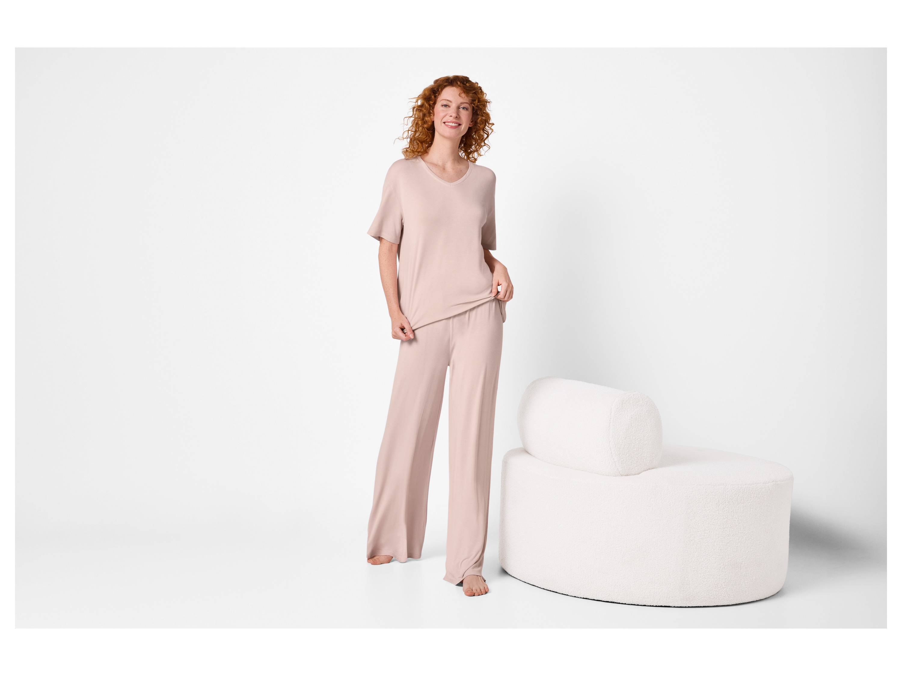 Thumbnail - esmara® Damen Pyjama (Rosa, L(44/46))