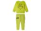 Grüner 'The Grinch'-Pyjama mit einem Pullover und einer Hose.