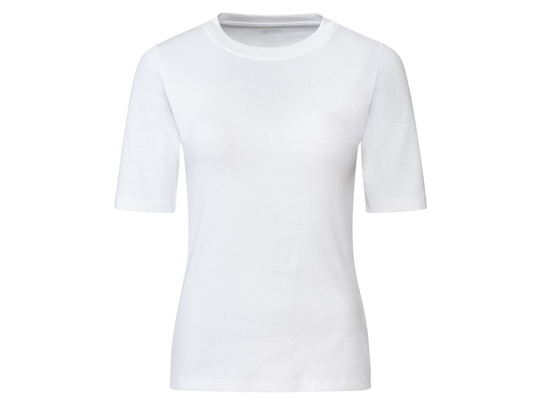 Gehe zu Vollbildansicht: esmara® Damen T-Shirt in modischer Ripp-Qualität - Bild 13