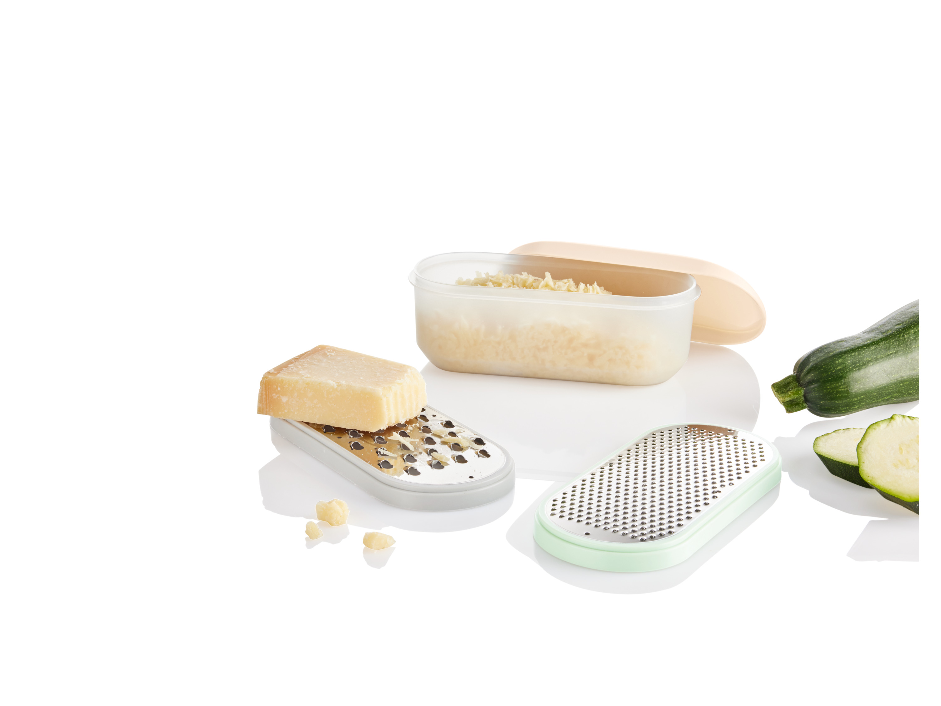 Thumbnail - LIVARNO home Reiben-/ Obstschneider-Set (Reibe mit Behälter)