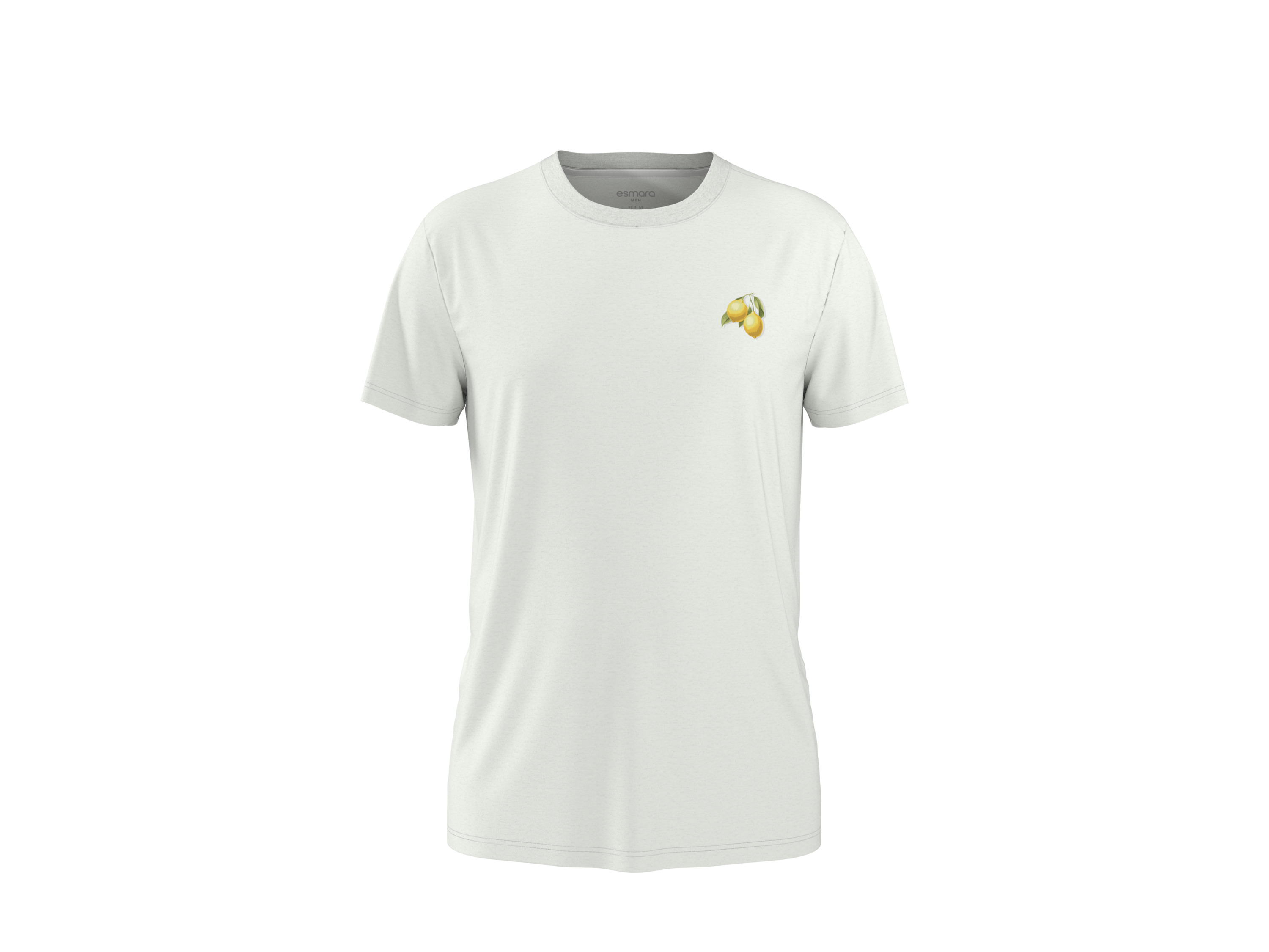 ESMARA MEN Herren T-Shirt (weiß, L (52/54)) - Farbe: weiss