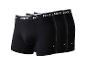 Drei schwarze Herren-Boxershorts mit weißen Bund